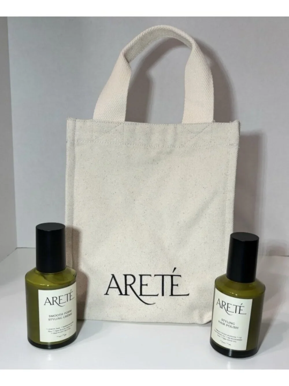 ARETE SMOOTH FORM SYTLING CREME & HAIR POLISH 3.8floz Plus Gift Bag